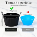 Cestinha de silicone para muffins, ovos e cupcakes – kit com 3 unidades