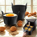 Cestinha de silicone para muffins, ovos e cupcakes – kit com 3 unidades