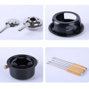 Kit Fondue 11 Peças com Panela e Rechaud | Casa Splendida
