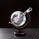 Decanter Globo com 2 Copos e Suporte de Madeira – Casa Splendida