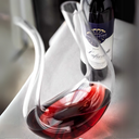 Decanter artesanal 1500ml em cristal sem chumbo com acabamento escultural e polido à mão – Casa Splendida.
