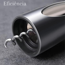 Saca-rolhas luxo em metal polido certificado LFGB