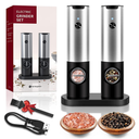 Moedor de temperos em inox escovado com base USB – Casa Splendida