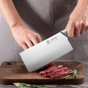 Facas japonesas Santoku Chef e Cleaver afiadas e resistentes