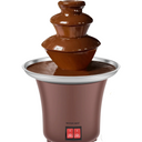 Cascata de chocolate compacta ideal para festas, encontros e presentes.