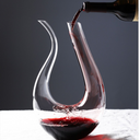 Decanter artesanal 1500ml em cristal sem chumbo com acabamento escultural e polido à mão – Casa Splendida.