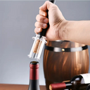 Saca-rolhas de pressão de ar com agulha inox para vinho