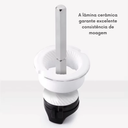 Moedor de pimenta elétrico USB com corpo em inox e silo transparente – prático e sofisticado para cozinhar