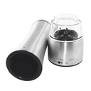 Moedor de pimenta gourmet em aço inox com ajuste fino e grosso
