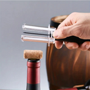 Saca-rolhas de pressão de ar com agulha inox para vinho