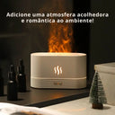 Difusor RGB Flame PRO branco com efeito e LEDs laterais