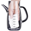 Galheteiro de vidro 800ml com bico antivazamento inox e alça ergonômica – ideal para azeite e molhos