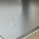 Tábua de corte inox com aba para bancada Casa Splendida