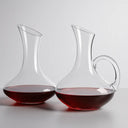 Decanter de Cristal Premium Casa Splendida, modelos com e sem alça, 1500ml, ideal para vinhos tintos sofisticados.