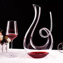 Decanter de Vinho Cristal Cisne Casa Splendida, peça decorativa de luxo para bares, cafés e residências sofisticadas.