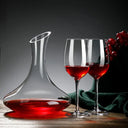 Decanter de Cristal Premium Casa Splendida 1500ml, design minimalista sem alça, ideal para jantares especiais.