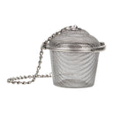 Infusor de chá e temperos em formato de cesto com corrente em aço inox de 4,5 cm – Casa Splendida