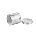 Infusores cilíndricos em inox com corrente, malha fina e tampa rosqueável – disponíveis em 5 tamanhos – Casa Splendida