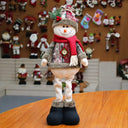 Boneco Alce grande do Kit Bonecos de Natal Casa Splendida com roupas natalinas, ideal para compor cenários festivos