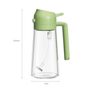 Pulverizador de Óleo 2 em 1 500ml com Controle de Porção