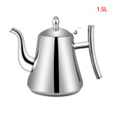 Chaleira inox prata com infusor removível para chá solto Casa Splendida