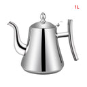 Chaleira inox prata com infusor removível para chá solto Casa Splendida