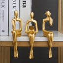 Ornamentos modernos de leitura para decoração de estante, sala ou escritório