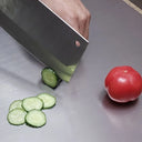 Tábua de corte inox com aba para bancada Casa Splendida