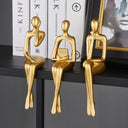 Ornamentos modernos de leitura para decoração de estante, sala ou escritório
