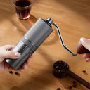 Moedor cinza manual para café turco com moagem ultrafina profissional