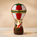 Luminária de Natal Balão com Papai Noel e Boneco de Neve LED