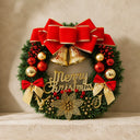 Guirlanda de Natal Verde 40 cm Decorada