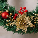 Guirlanda de Natal Verde 40 cm Decorada