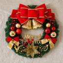 Guirlanda de Natal Verde 40 cm Decorada
