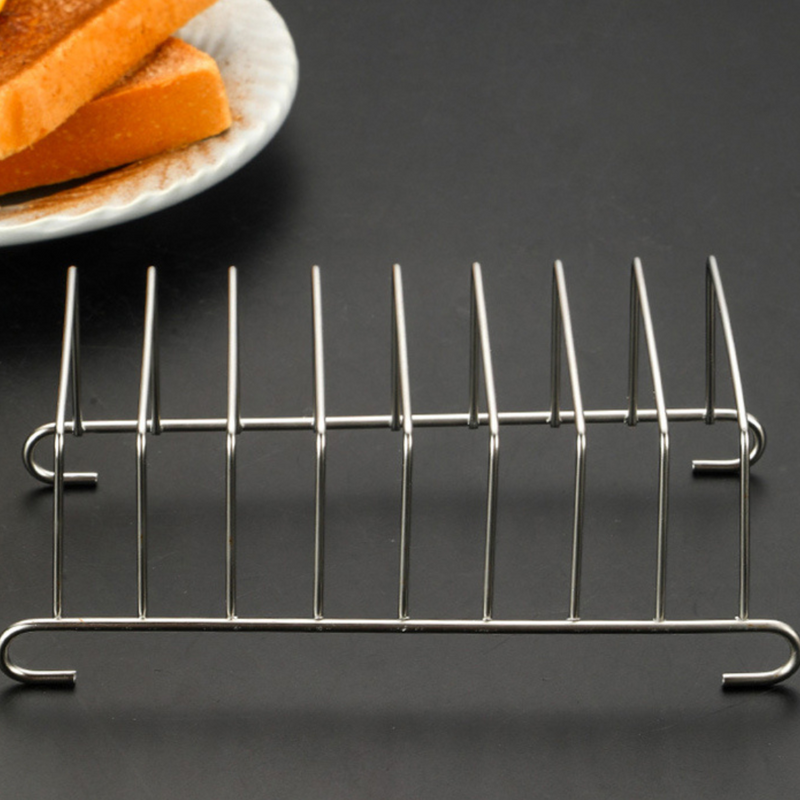 Suporte de aço inox para fritadeira elétrica – grelha com espetos