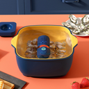 Purificador de alimentos portátil com tecnologia OH–, ideal para legumes e frutas.