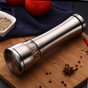 Moedor de pimenta gourmet em aço inox com ajuste fino e grosso