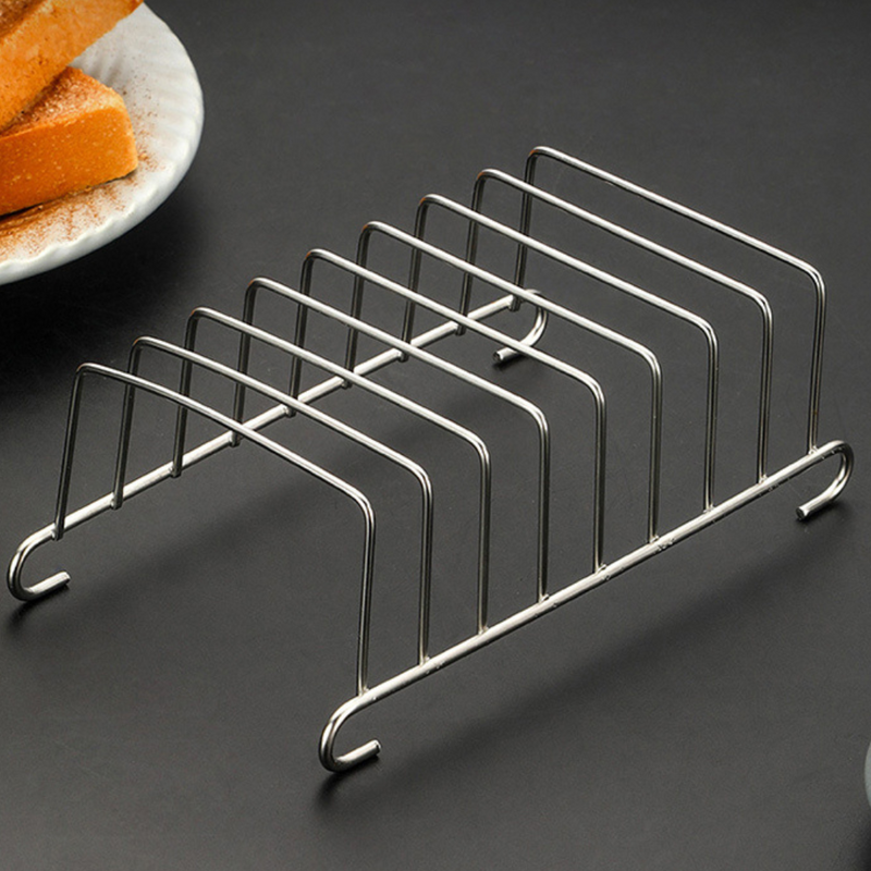 Suporte de aço inox para fritadeira elétrica – grelha com espetos