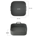 Kit 2 Formas Silicone p/ Air Fryer 20cm – Casa Splendida