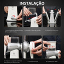 Ralador Manual 10 Lâminas Inox com Ventosa Casa Splendida