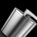 Moedor manual de café inox com alça de madeira e 8 níveis de moagem ajustável