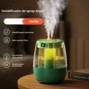 Umidificador Duplo Spray com Luz Ambiente 1,3L Casa Splendida
