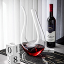 Decanter artesanal 1500ml em cristal sem chumbo com acabamento escultural e polido à mão – Casa Splendida.