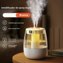 Umidificador Duplo Spray com Luz Ambiente 1,3L Casa Splendida
