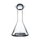  jarra decanter 900 ml com dois copos quadrados em vidro fumê

