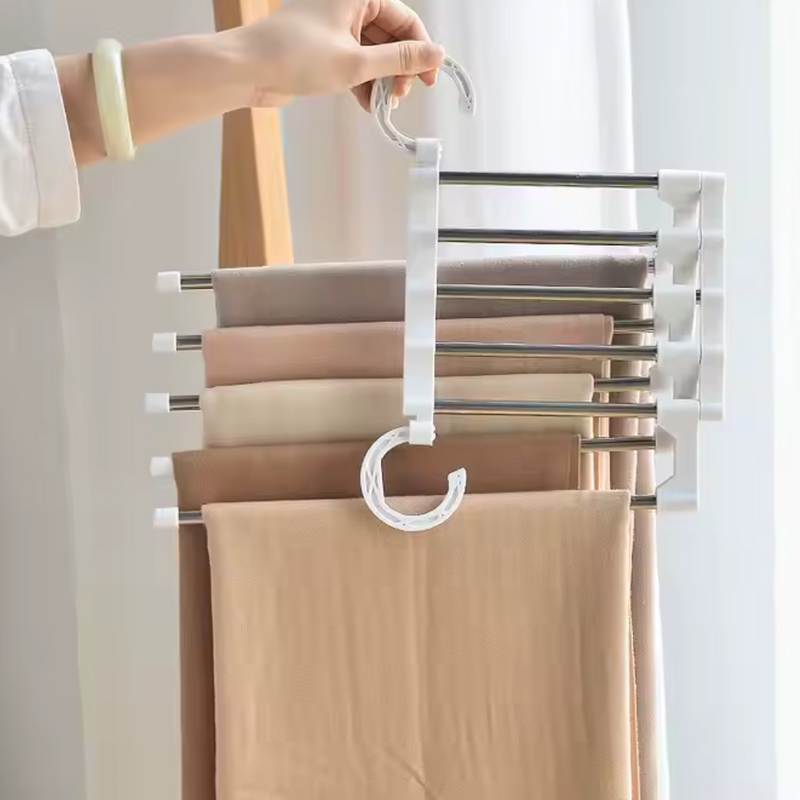 Kit 3 cabides reforçados multiuso para roupas 