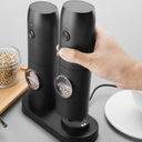 Moedor de sal e pimenta automático com ajuste de moagem – Casa Splendida