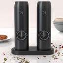 Moedor de temperos elétrico recarregável com base USB – Max Precision preto