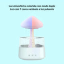 Relax Cloud Rain RGB com base branca simulando chuva para o reservatório
