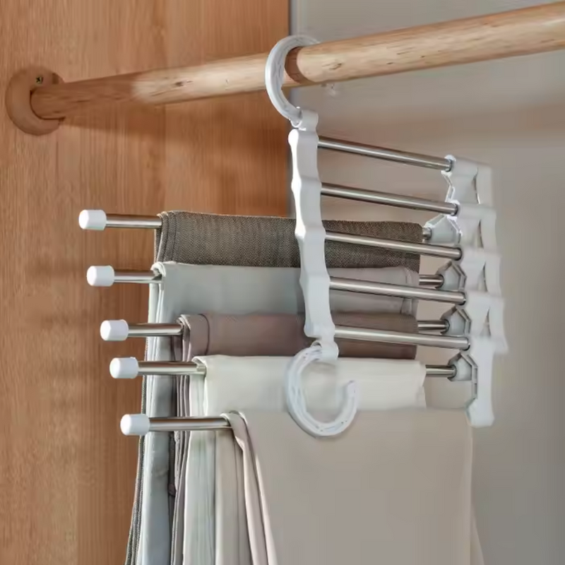 Kit 3 cabides reforçados multiuso para roupas 